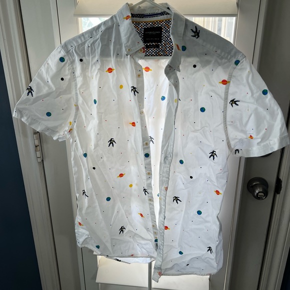 Denim & Flower (Ricky Singh) Men’s shirt. Size L. Slim Fit. EUC. - Picture 1 of 4